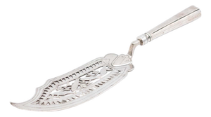 Cut-Out Silver Fish Serving Spatula