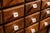 Early 20th Century American Wooden Apothecary Hutch For Sale - Image 9 of 10