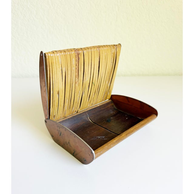 Carl Aubock Cane Cigarette Box, Model #3656, 1950s, Austria For Sale In Sacramento - Image 6 of 15