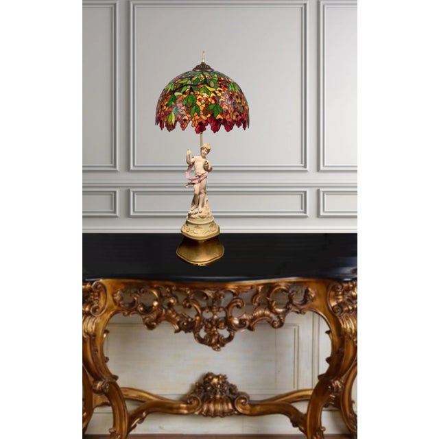 Mid-Century Porcelain Cupid Figural Table Lamp, Lenwile China Ardalt Japan For Sale - Image 10 of 12