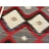 Early 20th Century 1920s Red Gray Black Tribal Diamond Pattern Flatwoven Antique Native American Navajo Rug 3' X 5' 6" Carpet For Sale - Image 5 of 5