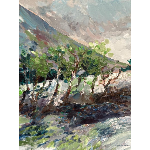Bengt Andersson Råssbyn, Large Telemarken, Gausta, 1975, Oil on Canvas, Framed For Sale - Image 9 of 18
