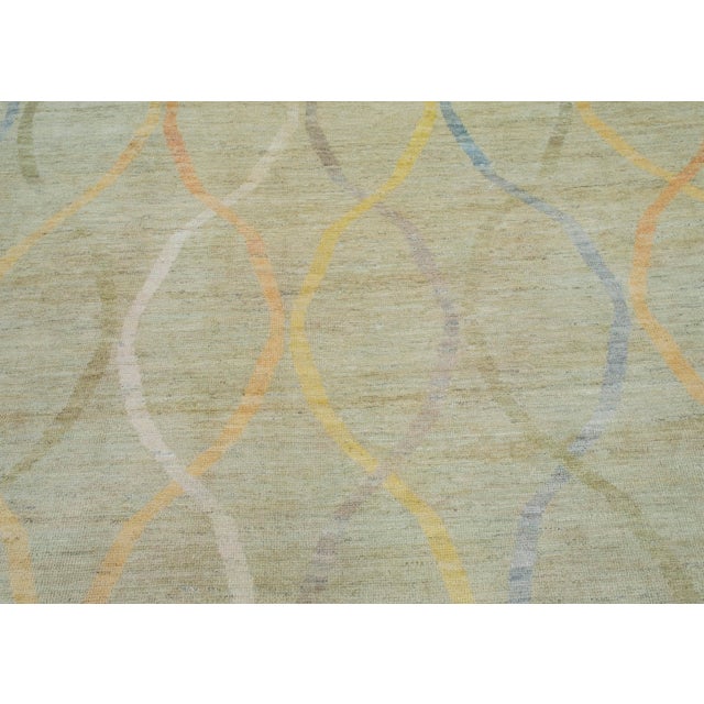Turkish Oushak Rug 12'2" x 15'2" #18560 For Sale In Houston - Image 6 of 8