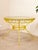 Metal Styled After Arthur Umanoff Yellow Vintage Outdoor Table For Sale - Image 7 of 12