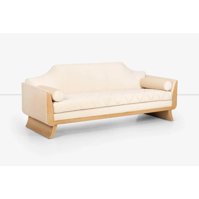 Tan Historic Casa Encantada Sofa by t.h. Robsjohn-Gibbings for Peterson Studios, Circa 1937–1938 For Sale - Image 8 of 12