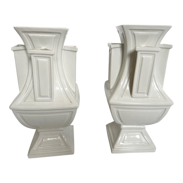 Mid Century Modern Italian Vases -a Pair For Sale