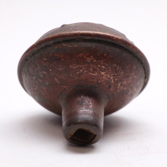 Antique 1900s Penn Hardware 2 Fold Bronze Passage Door Knob For Sale - Image 4 of 4