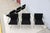 Ludwig Mies Van Der Rohe Brno Tubular Chairs in Black Fabric by Gordon - Set of 6 For Sale - Image 11 of 18