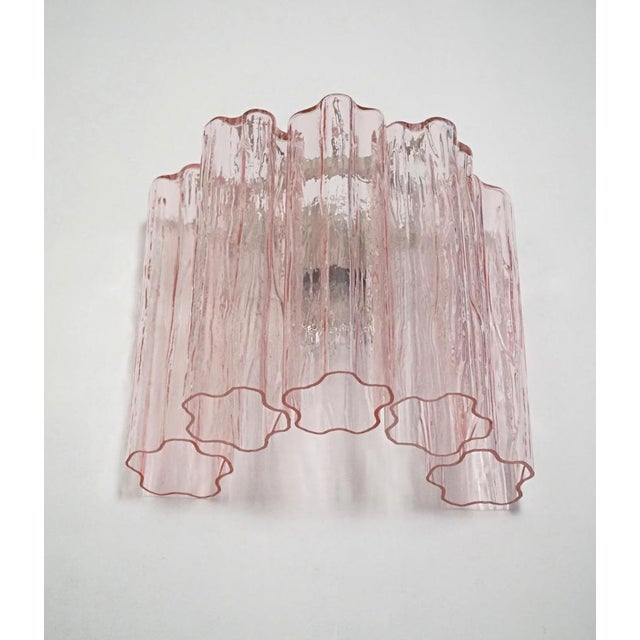 Pink Tronchi Sconces in Murano, 1990, Set of 4 For Sale - Image 12 of 15