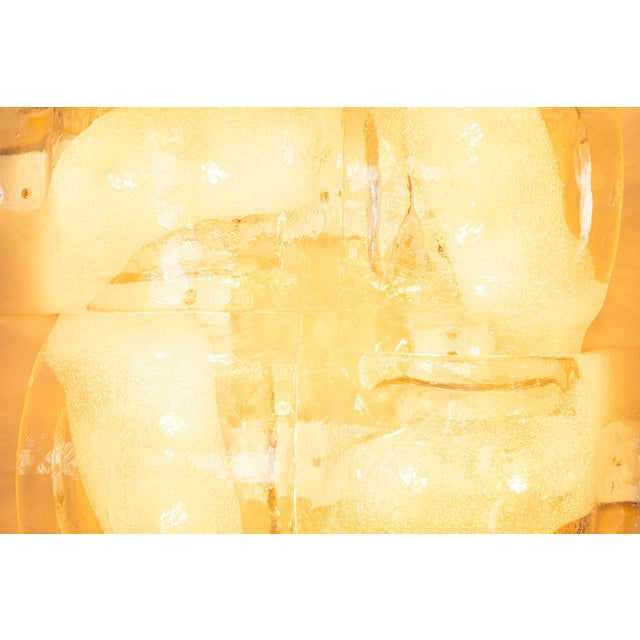 Crystal and White Sand LP 276 Compound Wall Lamps from AV Mazzega, Italy, 1970s, Set of 4 For Sale - Image 12 of 18