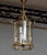 French Neoclassic Bronze Lantern with Curved Glass, 1970s For Sale - Image 4 of 7