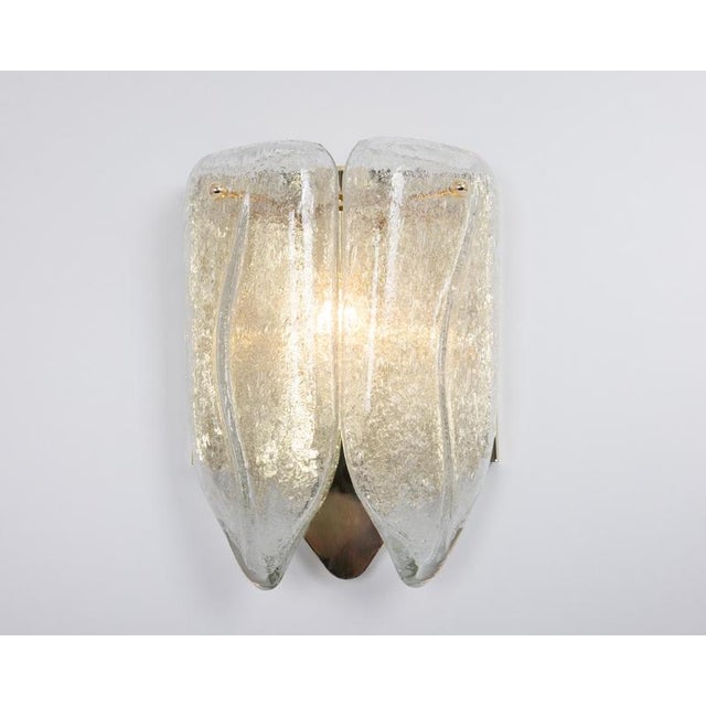 Brass and Murano Glass Wall Sconce from Doria, Germany, 1960s For Sale - Image 13 of 15