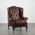 Chesterfield Wing Chair in Cowhide Leather For Sale - Image 13 of 13