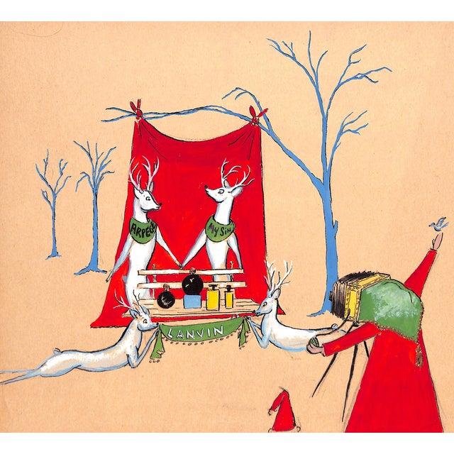 Art Sz: 17"H x 11 3/4"W Alexander Warren Montel (1921-2002)