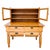 Mid to late 19th century American primitive "possum belly" handmade baker’s cabinet crafted from solid pine with a warm,...