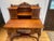 19th Century Antique French Writing Desk With Unusual Velvet Footrest For Sale - Image 15 of 17