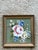 Vintage Floral Oil Painting in Wood Frame For Sale - Image 13 of 13