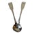 Vintage Sterling Silver Salt Spoons, Monogrammed, a Pair For Sale