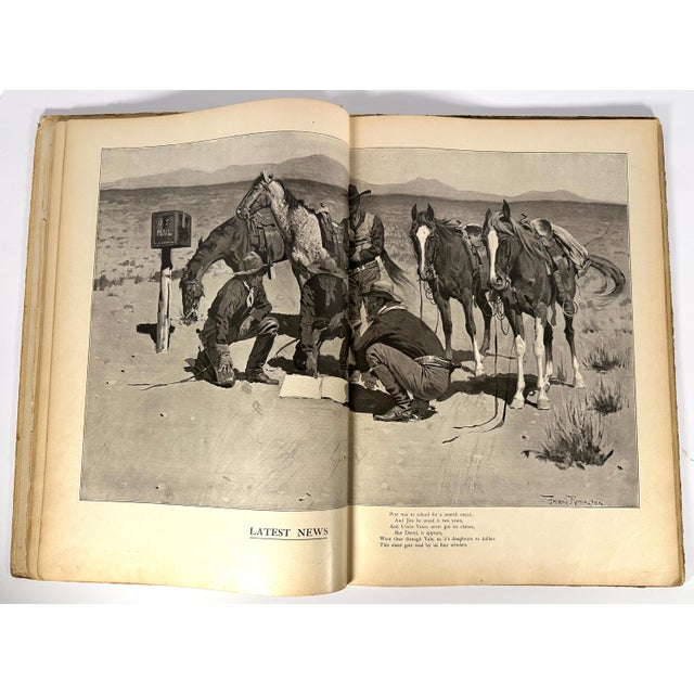 Done in the Open Drawings by Frederick Remington c. 1904 For Sale - Image 9 of 10