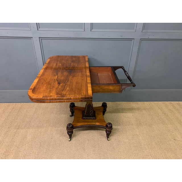 Regency Rosewood Card Table, 1815 For Sale - Image 13 of 17