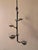 Mid 20th Century Scandinavian Wrought Iron Hanging Candelabra / Candle Holder in the Manner of Erik Höglund For Sale In Los Angeles - Image 6 of 9