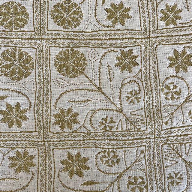 Contemporary Parterre Jed Johnson Home Marigold Heavyweight Fabric- 2 1/2 Yards For Sale - Image 3 of 6