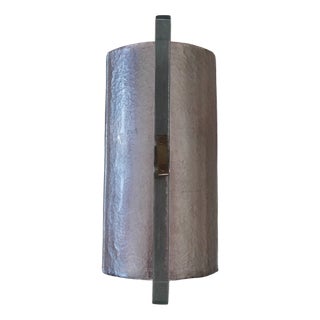 Mid-Century Murano Pink Art Glass Wall Light and Sconces, 2000 For Sale