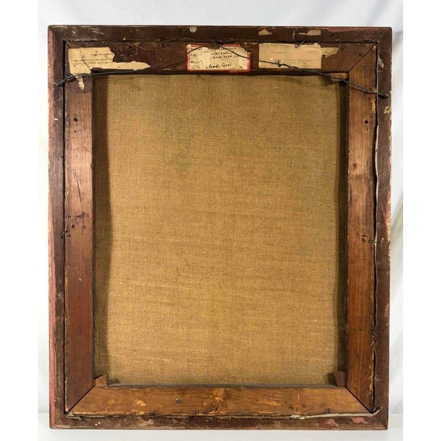 1930s C. 1930 Amy Londoner "Blonde Girl" Oil Painting — Stellar New York City Provenance For Sale - Image 5 of 8