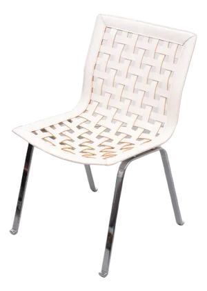 Leather Network Chair by Giancarlo from Fasem, 1980s