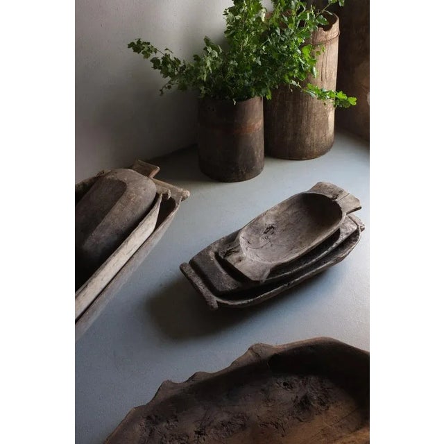 Wabi Sabi Wooden Bowl #3 For Sale - Image 4 of 5