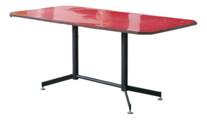 Shaped Table in Formica, Italy, 1950s