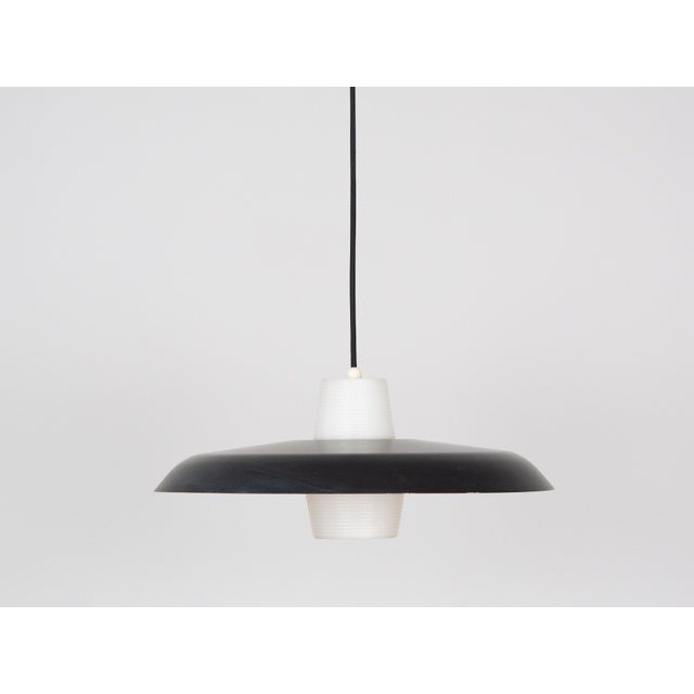 Vintage Pendant Lamp by Bent Karlby for Lyfa, Denmark, 1960s For Sale - Image 14 of 14