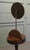 Victorian Telescopic Round Shaving Mirror on a Stand The circular bevelled mirror has a moulded surround that sits on a...