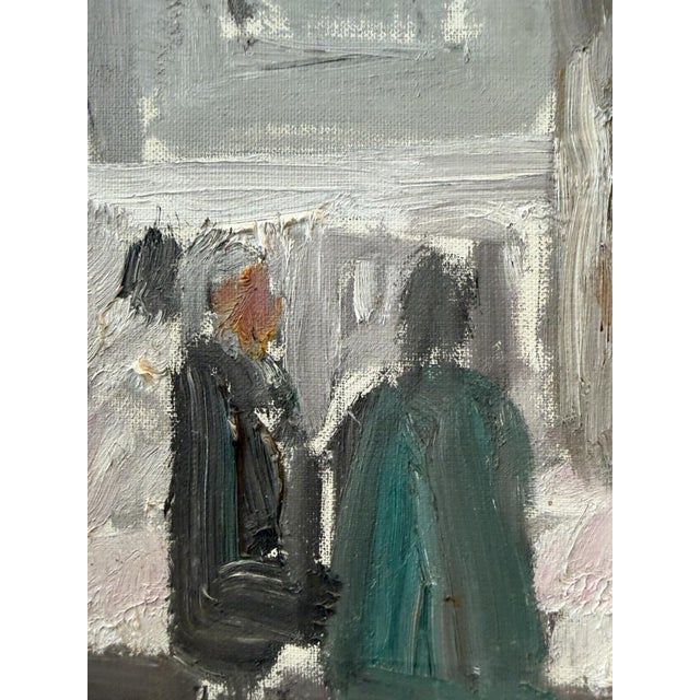 Winter Parish Church, 1978, Oil Painting on Canvas For Sale - Image 10 of 13