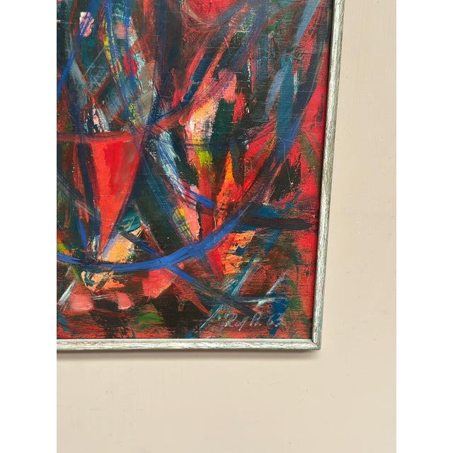 Rolf Andersson, Abstract Composition, 1950s, Oil on Plywood, Framed For Sale - Image 7 of 18