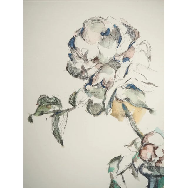 Paul Cezanne, Roses in a Vase, Lithograph and Stencil For Sale - Image 3 of 6
