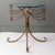 Rustic Italian Brass Rope and Tassel Rustic Outdoor Drinks Table For Sale - Image 3 of 18