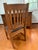 Wood Craftsman Stickley Junior Executive Oak Desk and Cottage Chair With Leather Seat For Sale - Image 7 of 17