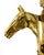 Farmhouse Vintage Brass Horse Head Door Knocker – Equestrian / English Country Style For Sale - Image 3 of 11