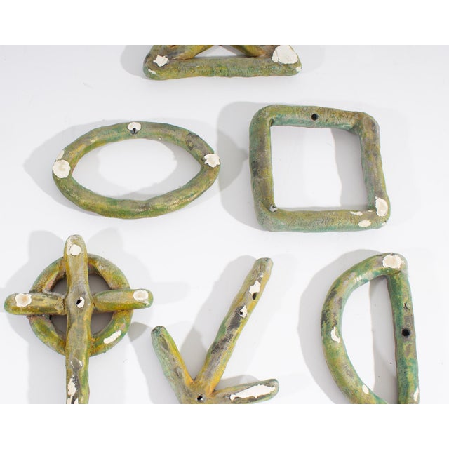 Ceramic 1991 “Essential Equation” Abstract Ceramic Wall Sculptures by Ana England For Sale - Image 7 of 10