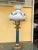 Mid 20th Century Mid 20th Century Glass Shade Lamp For Sale - Image 5 of 10