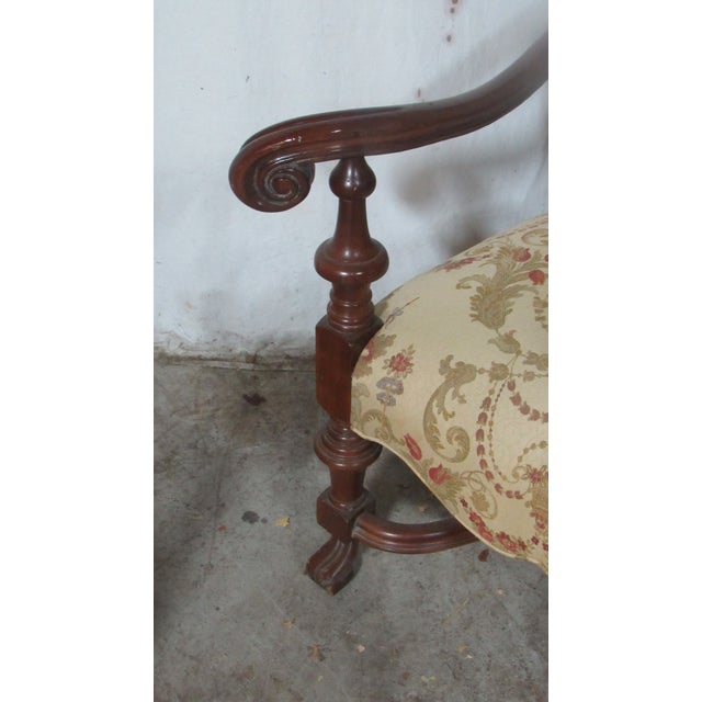 1980s Pair of Southwood French Decorative Club Arm Chairs For Sale - Image 10 of 14