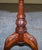 Wood Hardwood Large Pie Crust Tilt Top Side Wine Plant Lamp Table, 1920s For Sale - Image 7 of 18