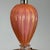 Metal Pink Murano Glass Table Lamps from Barovier & Toso, 1970s, Set of 2 For Sale - Image 7 of 15