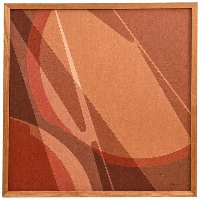 Oil Painting by Knud Holar For Sale - Image 6 of 6