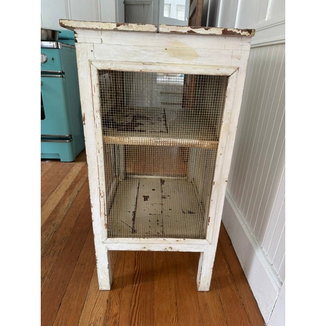 Absolutely perfectly imperfect little English pie safe.