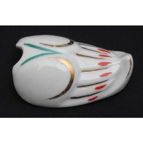 Porcelain Mustard Utensil Duck For Sale - Image 4 of 14