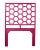Coastal Honeycomb Headboard Twin - Bright Pink For Sale - Image 3 of 3