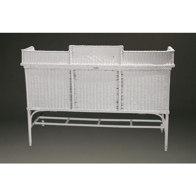Early 20th Century Rare Vintage Wicker Sideboard, Circa 1920s For Sale - Image 5 of 5