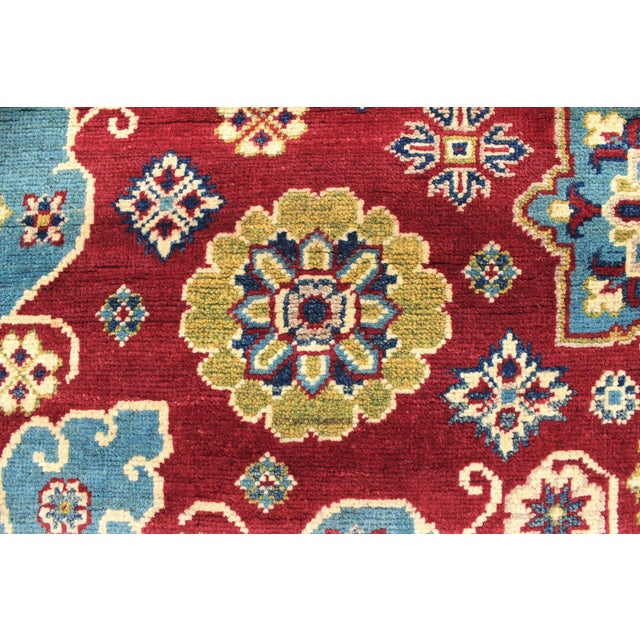 Rustic Kazak Red/Beige Wool Rug - 5'10''x8'9'' For Sale In New York - Image 6 of 10